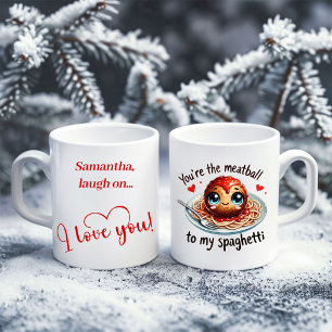 Tasse de nourriture drôle avec nom personnalisé Ca