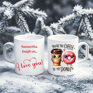 Tasse de nourriture drôle avec nom personnalisé Ca