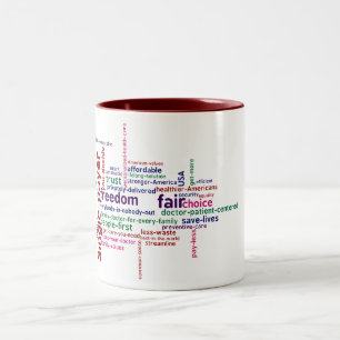 Tasse de nuage de mot