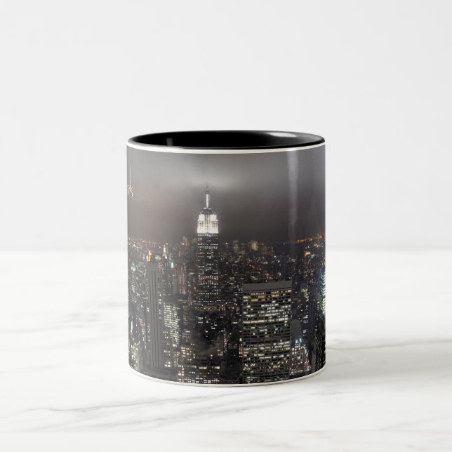 Tasse de nuit de New York de paysage urbain de (Centre)