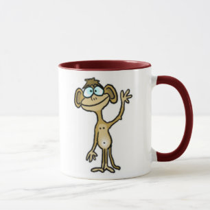 Tasse de ondulation de singe