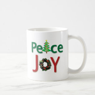 Tasse de paix et de joie