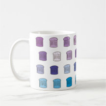 Tasse de Panettone de Pantone - bleu/pourpre