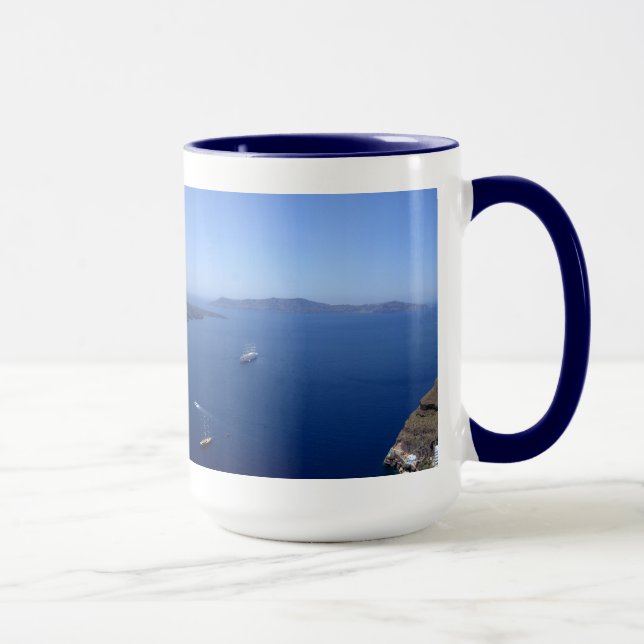 Tasse de panorama de Santorini (Droite)