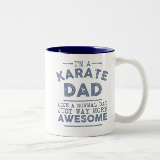 Tasse de papa de karaté (bleue)