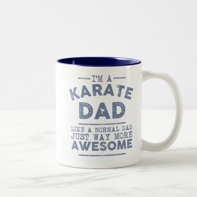 Tasse de papa de karaté (bleue) (Droit)