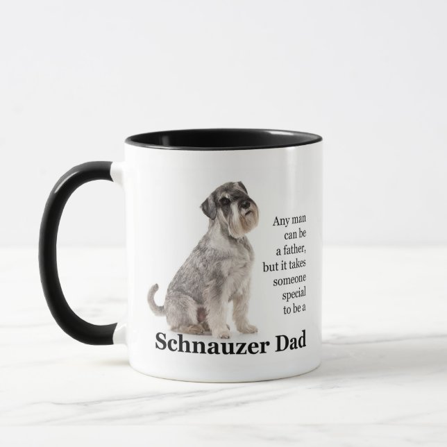 Tasse de papa de Schnauzer (Gauche)