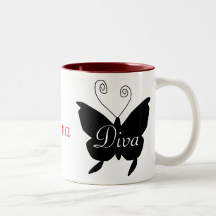 Tasse de papillon de diva