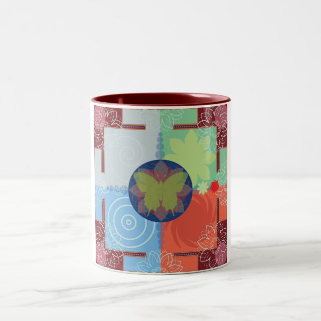 Tasse de papillon du Thibet (Centre)