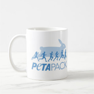 Tasse de paquet de PETA