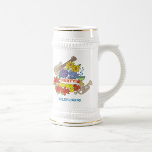 tasse de partie de fleur sauvage