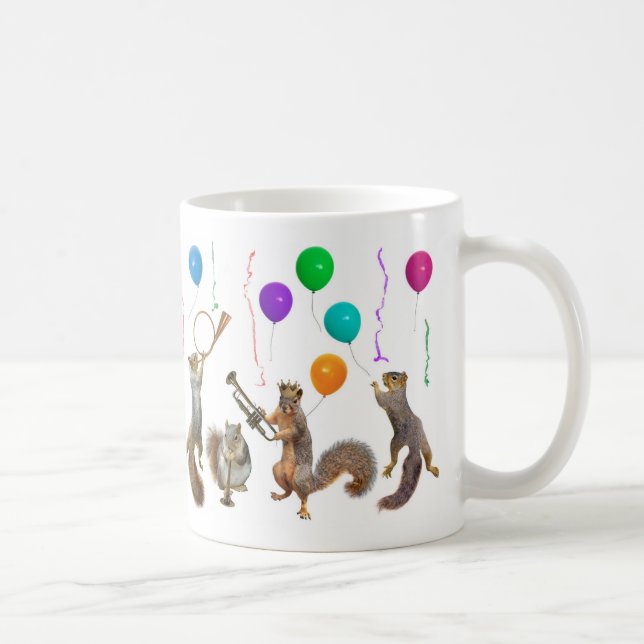 Tasse de partie de musique d'écureuils (Droite)