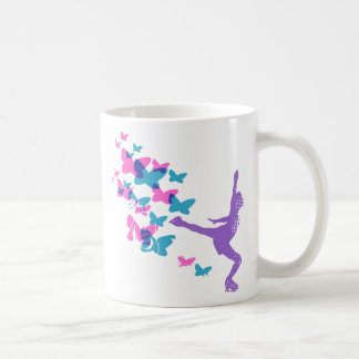 Tasse de patinage de papillons