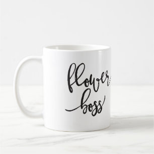 Tasse de patron de fleur