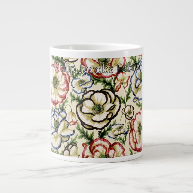 Tasse de pavot réunie par tissu de Philip Jacobs (Devant)