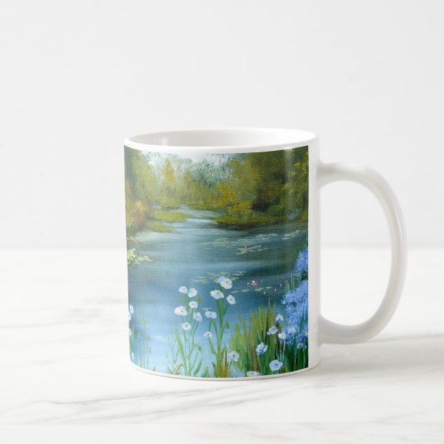 Tasse de pavots bleus (Droite)