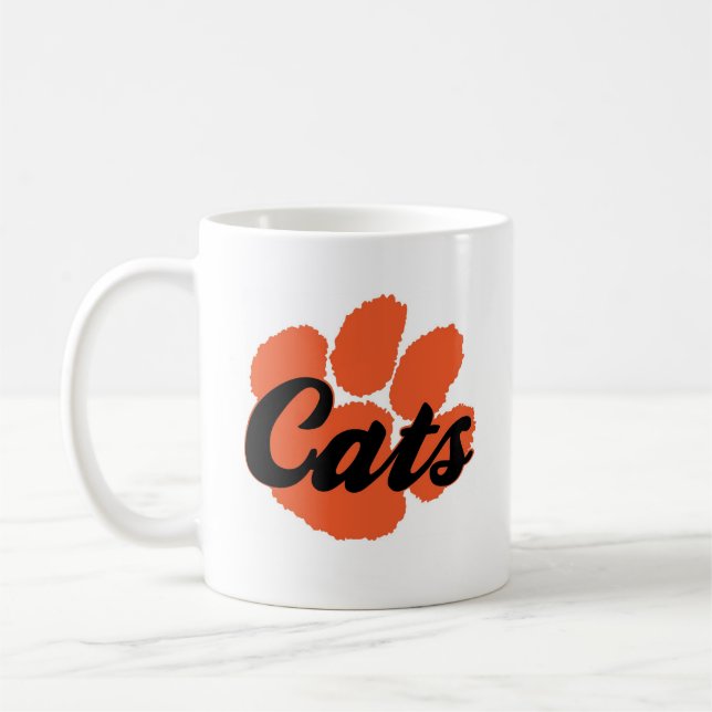 Tasse de Pawprint de chats sauvages de LGHS (Gauche)