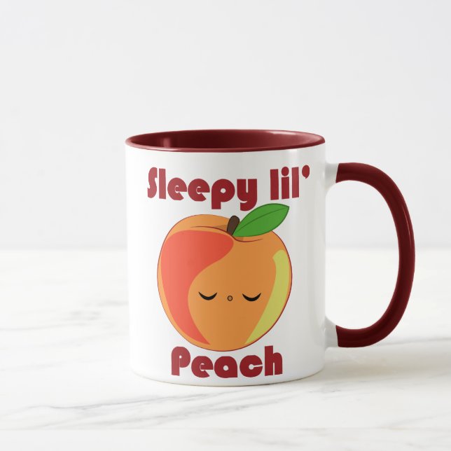 Tasse de pêche de Kawaii Lil somnolent' (Droite)