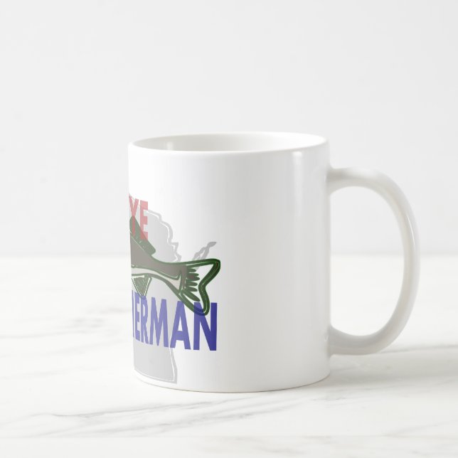 Tasse de pêcheur de brochets vairons du Wisconsin (Droite)