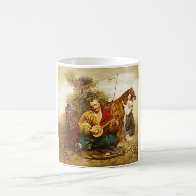 Tasse de peinture de Mamai de Cosaque de Kozak (Centre)