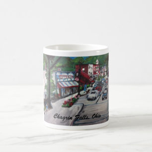 Tasse de peinture de scène de rue de Chagrin