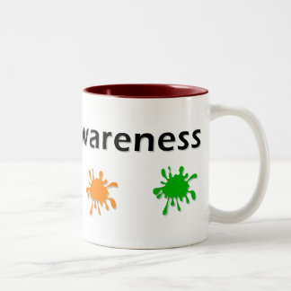 Tasse de peinture de sensibilisation sur l'autisme