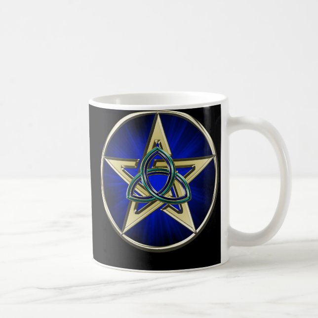 Tasse de pentagone étoilé de Triquetra (Droite)
