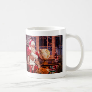 Tasse de Père Noël avec Aninals bourré et Nice