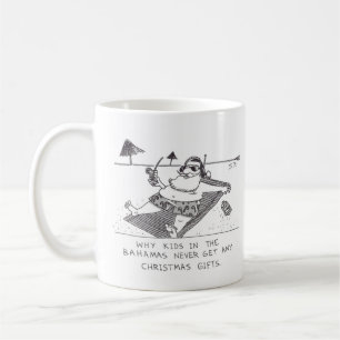 Tasse de père Noël Beach Time