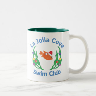 Tasse de Père Noël de club de bain de crique de La