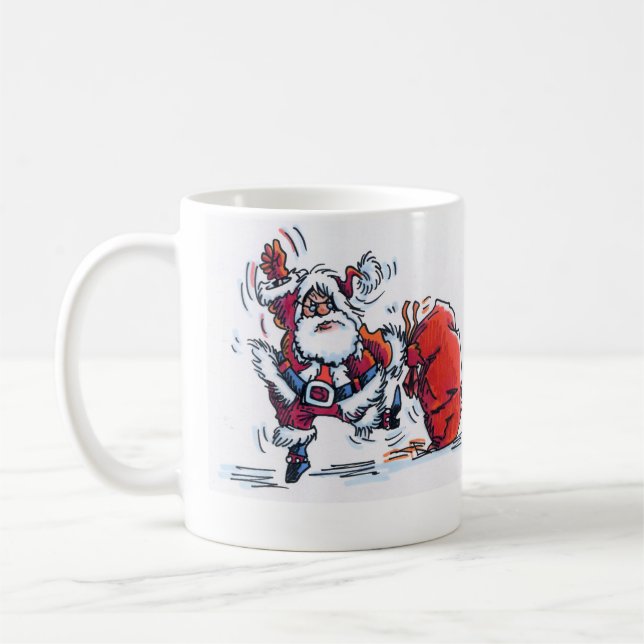 Tasse de Père Noël en colère (Gauche)