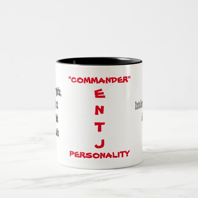 Tasse de personnalité d'ENTJ (Centre)