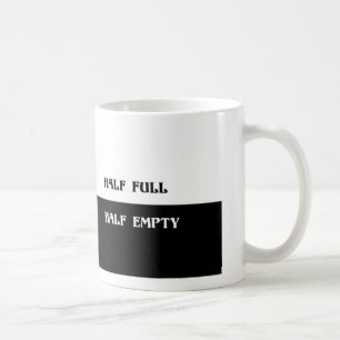 Tasse de pessimiste d'optimiste
