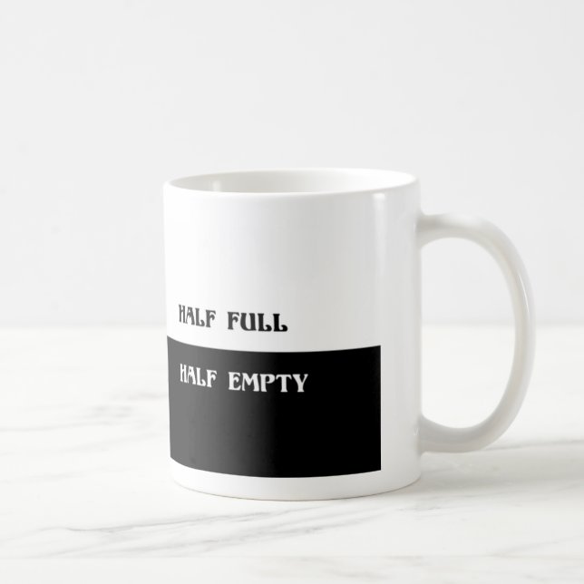 Tasse de pessimiste d'optimiste (Droite)
