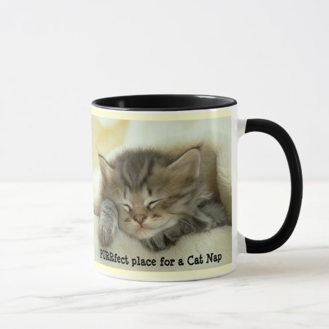 Tasse de petit somme de chat (Droite)