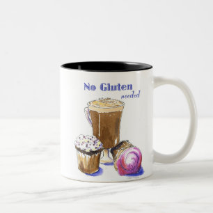TASSE de petits gâteaux et de cappuccino de GF