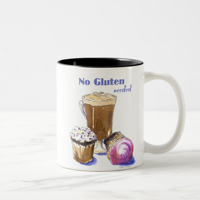 TASSE de petits gâteaux et de cappuccino de GF (Droit)