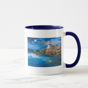 Tasse de phare de colline de château