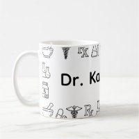 Tasse de pharmacien personnalisée minimaliste