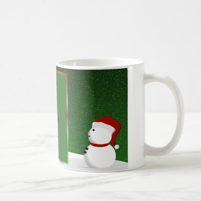 Tasse de photo de bonhomme de neige (Droite)