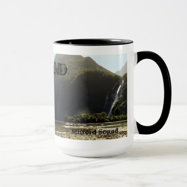 Tasse de photo de la Nouvelle Zélande (Droite)