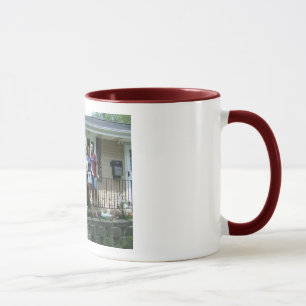 tasse de photo de réunion de famille
