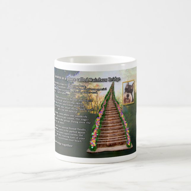 Tasse de photo de sympathie de perte d'animal (Centre)