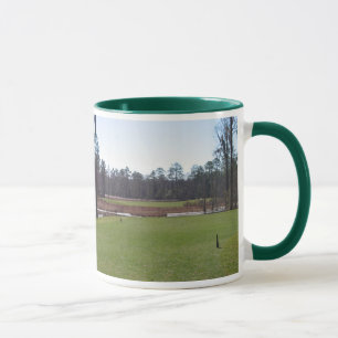 Tasse de photo de terrain de golf