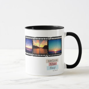 tasse de photo d'instagram de bande de film