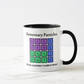Tasse de physique de particules élémentaires