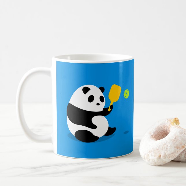 Tasse de Pickleball : "Panda de Pickleball " (Avec donut)