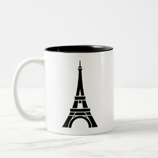 Tasse de pictogramme de Tour Eiffel