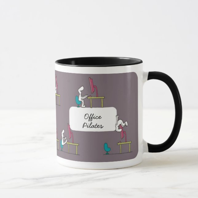 Tasse de Pilates de bureau, brune (Droite)