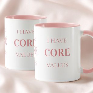Tasse de Pilates Rose avec Citation Drôle et Typog